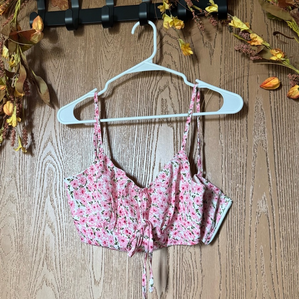 Floral Pink Tank Top